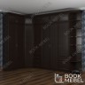 Шкафы с антресолями и угловым шкафом №46