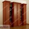 Шкафы с книжными пеналами в стили Волна-4
