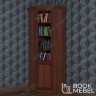 Шкаф угловой для книг №4