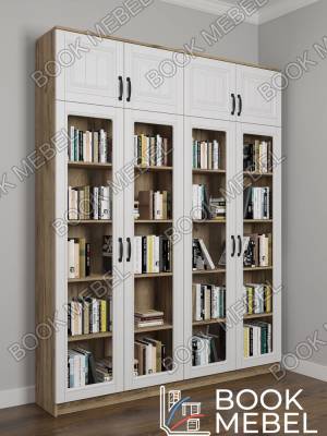 Большой стильный шкаф для книг Хаски 4- 16